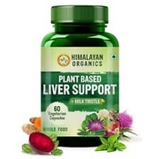 Himalayan Organics Plant Based Liver Support Supplement With Milk Thistle,60cap
