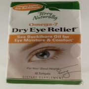 Dry Eye Relief Terry Naturally Omega-7 Sea Buckthorn Oil 60 softgels Exp 12/24
