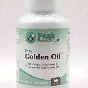 Peak Pure & Natural Peak GOLDEN OIL  60 Softgels Immune Support Supplement NEW