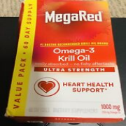 MegaRed, Superior Omega-3 Krill Oil, Ultra Strength, 1,000 mg, 60 Softgels