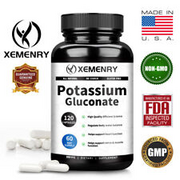 Potassium Gluconate 550mg - Fluid and Electrolyte Balance, Muscle & Nerve Health