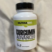 NutraBio - CURCUMIN ADVANCED - 60 Vegetable Capsules Exp 04/25