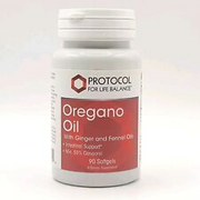 Protocol For Life Balance OREGANO OIL w/ Ginger & Fennel Oils 90 Softgels SEALED