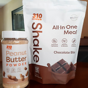 310 SHAKE - ALL-IN-ONE MEAL CHOCOLATE BLISS (14 SERVINGS) + PEANUT BUTTER POWDER