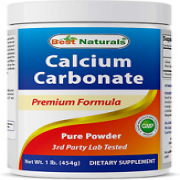 Calcium Carbonate Powder 1 Pound - Food Grade (16 OZ (Pack of 1))