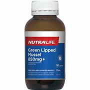 New NutraLife Green Lipped Mussel 850mg+ 90 Capsules Nutra Life Joint Bone Care