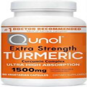 Turmeric Curcumin Supplement Turmeric 1500mg with Ultra High 180 Count Pack of 1