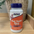 NOW FOODS Red Yeast Rice 600 mg - 60 Veg Capsules Exp 08/25