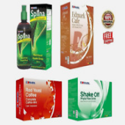 Edmark weight loss pack. Shake off +Chlorophyll + gnseng cafe+ red yeast coffee