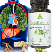 Bronchial Health,Lung Cleanse and Detox by OmniBreathe, 60 Veg Capsules