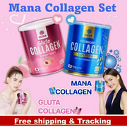 MANA Premium Collagen & Gluta Collagen Peach Set Supplement Nourish Radiant Skin