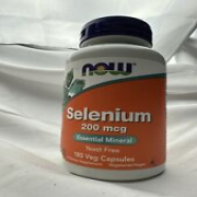 NOW Foods Selenium 200 mcg., 180 Vegetarian Capsules Exp 7/28