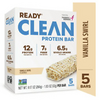 Ready Nutrition Vanilla Swirl Clean Protein Bar 5 Counts 9.17 oz