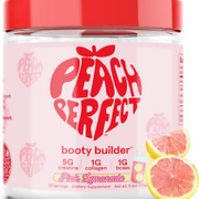 Peach Perfect Creatine for Women Booty Gain, Muscle Builder, Energy Boost, Pink