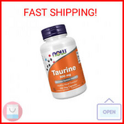 NOW Supplements, Taurine 500 mg, Nervous System Health*, Amino Acid, 100 Veg Cap