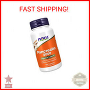 NOW Supplements, Pancreatin 10X 200 mg with naturally occurring Protease (Protei