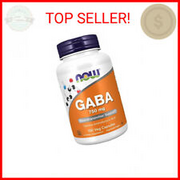 NOW Supplements, GABA (Gamma-Aminobutyric Acid) 750mg, Neurotransmitter Support*