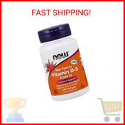 NOW Supplements, Vitamin D-3 2,000 IU, High Potency, Structural Support*, 240 So