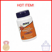 NOW Foods - Vitamin D-3 Chewable Natural Fruit Flavor 1000 IU - 180 Chewable Tab