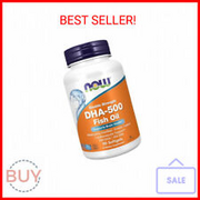 NOW Supplements, DHA-500 with 250 EPA, Molecularly Distilled, Supports Brain Hea
