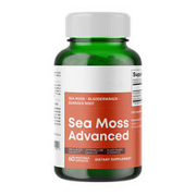 Certified Organic Sea Moss Capsules - Irish Sea Moss Bladderwrack Burdock Root