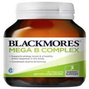 Blackmores Mega B Complex 75 Tablets ozhealthexperts