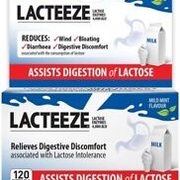 Lacteeze Extra Strength 120 Tablets for Lactose intolerance Free express postage