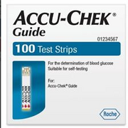 Accu Check Guide Me  blood glucose meter plus 100 test stips OzHealthExperts