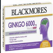 Blackmores Ginko 6000MG Tebonin Tablets 30  OzHealthExperts