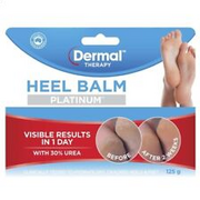 2 × Dermal Therapy Heel Balm Platinum 125gozhealthexperts