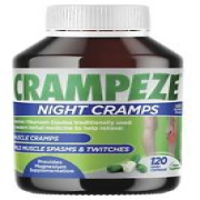 Crampeze Night Cramps 120 Capsules ozhealthexperts