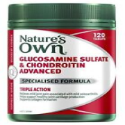Nature's Own Glucosamine Sulfate & Chondroitin Advanced 120 Tablets ozhealthexpe