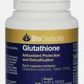 BIOCEUTICALS GLUTATHIONE 60 CAPSULES  FREE SAME DAY SHIPPING ozhealthexperts
