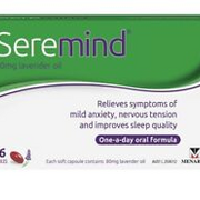 Seremind 56 Capsules 80mg Lavender Oil Mild Anxiety Sleeplessness Relief Silexan