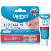 3 × Dermal Therapy Lip Balm Original 10g Ultra Moisturising Intense Hydration oz