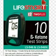 2 ×  LifeSmart 2TwoPlus Ketone Test Strips 10 ozhealthexperts