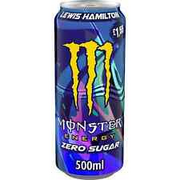 24 x  Monster Lewis Hamilton Zero Sugar Energy Drink 500ML -Ready To Drink