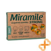 MIRAMILE STRONG with Zinc Beta-glucans Herbal 12 Lozenges Respiratory Health