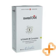 SWISSOVIT Vitamin B Complex 30 Capsules Rich Metabolism Booster Supplement