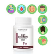 IRON Glycinate Fe New Life - Dietary Supplement (Source Iron) 60 Capsules