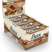 TREK High Protein Flapjack Cocoa Oat - Gluten Free - Plant Based - Vegan Snack -