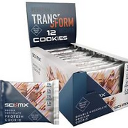 SCI-MX High Protein Double Chocolate Cookie Box - 23g protein, 2.3g sugar + 265
