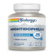 Solaray Mightidophilus 12 Strains 20 Billion CFU with Inulin - 100 VegCaps