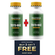 CrazyBulk TESTO MAX for Strength & Energy Supplement 360 Capsules NEW STOCK