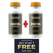 CrazyBulk GYNECTROL For Chest Fat, Natural Alternative 180 Capsules FRESH STOCK