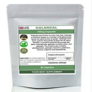 Galangal Capsules 750mg 100% Natural pure no additives (High Strength)