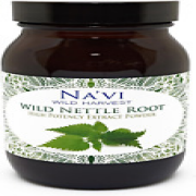 Na'Vi Organics Wild Nettle Root Extract Powder - Wild Harvested, Full Spectrum P