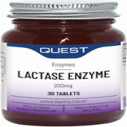 Quest Lactase Enzyme 200Mg for Lactose Intolerance Relief. 2000 ALU Fast Relief