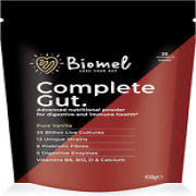 Biomel Complete Gut - Pure Vanilla - 4 in 1 Probiotic & Prebiotic Gut Health Pow