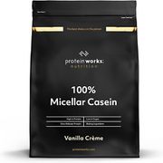 Protein Works 100% Micellar Casein Protein Powder | Slow Release Protein Shake |